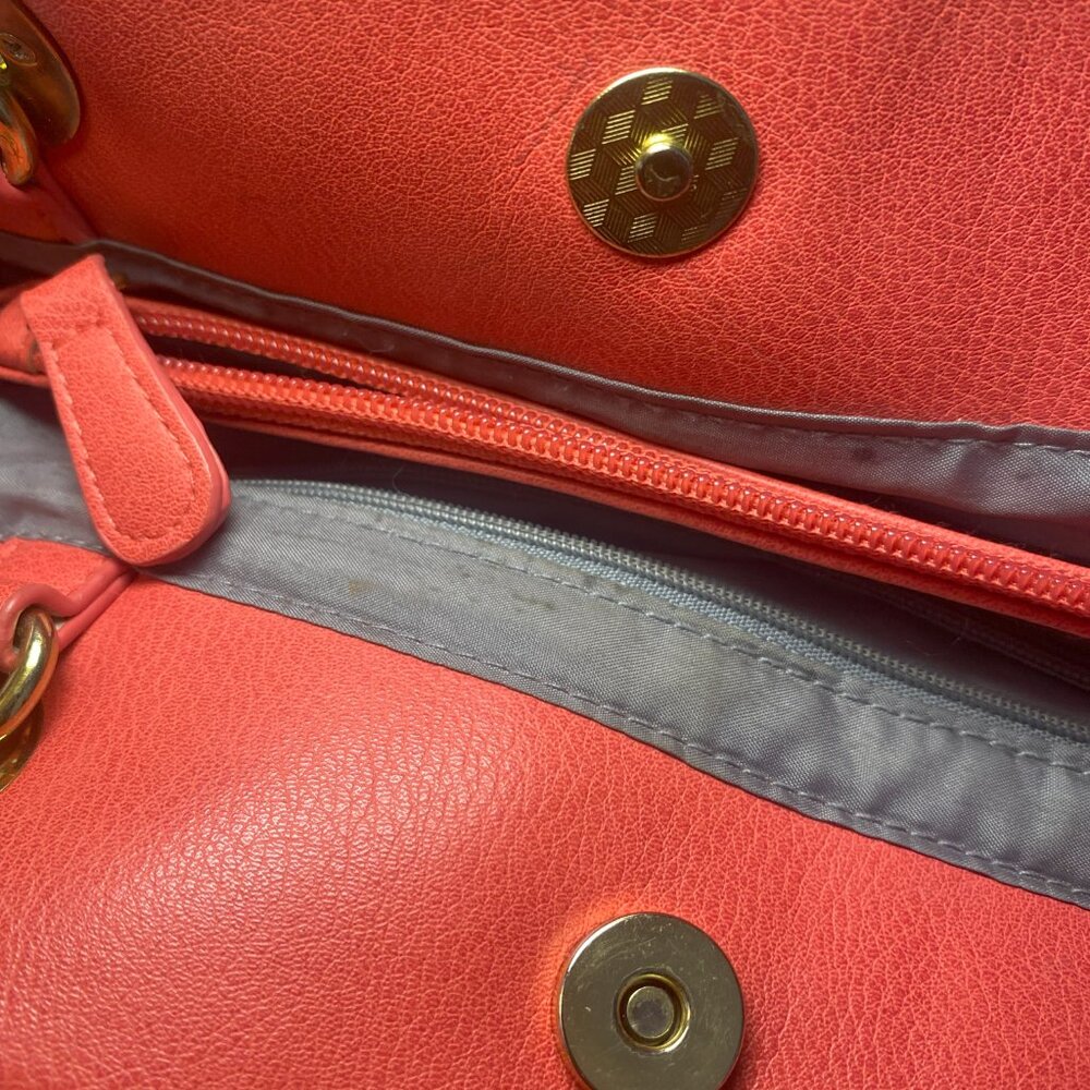 Nicole By Nicole Miller Orange Pink shoulder bag - Picture 13 of 14